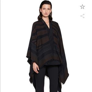 Roberto Cavalli poncho jacket shawl scarf sweater